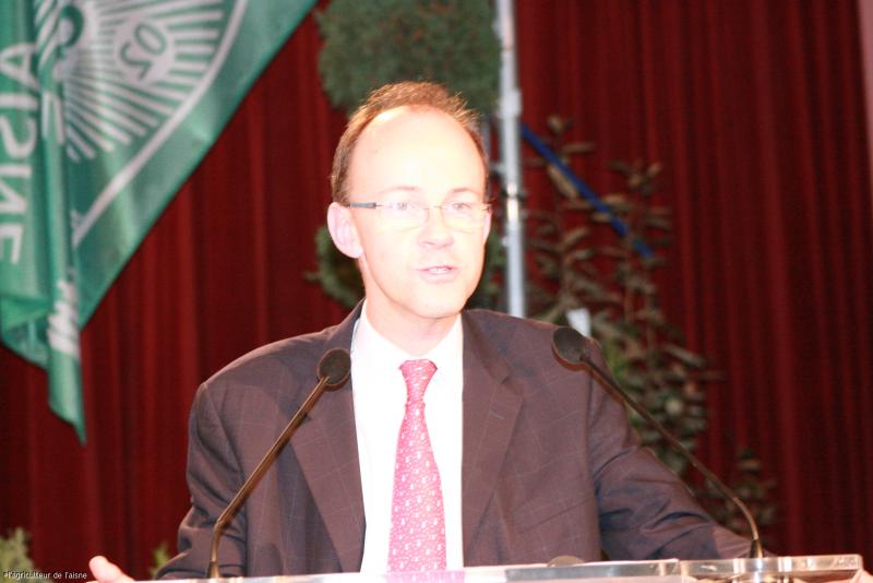 Olivier Dauger, président de l'Union des syndicats agricoles de l'Aisne