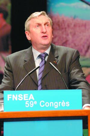 Jean-Michel Lemétayer, président de la FNSEA