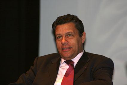 Xavier Beulin, président de la FNSEA (Fédération nationale des syndicats d'exploitants agricoles).